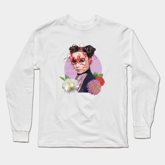 Bjork Long Sleeve T-Shirt by luliga